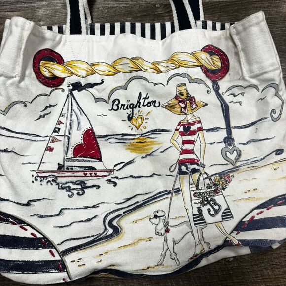 Brighton Vintage Beach Tote Bag - Picture 2 of 7
